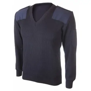 Πλεκτή Μπλούζα Πουλόβερ Cotonlaine Μπλε Πλεκτή Μπλούζα Πουλόβερ Cotonlaine Μπλε