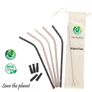 Καλαμάκια Σπαστά Μεταλλικά 6mm Καλαμάκια Σπαστά Μεταλλικά 6mm