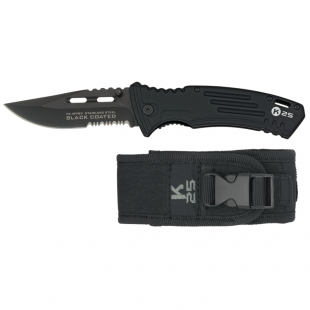 Folded Knife Black Coated K25