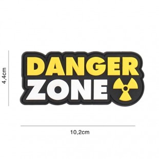 Patch PVC Danger Zone YLW 101 INC