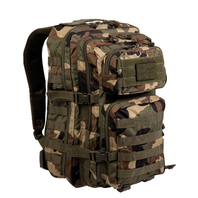 Backpack US Assault Woodland L Mil-Tec