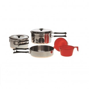 Cooking Set 1 Pers Stainless Steel