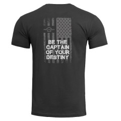 T-Shirt Cotton Ageron American Flag Pentagon