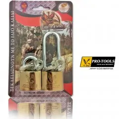 Λουκέτα Ασφαλείας Σετ 2 x 40mm Alpin