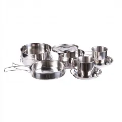Cook Set Stainless Steel 4Pcs Mil-Tec