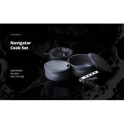 Φορητό Μαγειρικό Σετ Αλουμινίου Soto