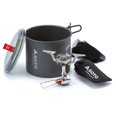 Καμινέτο με Αναφλεκτήρα & Σετ Μαγειρικής Soto