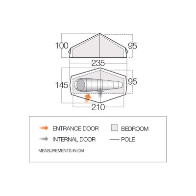 F10 Helium UL 100 Vango Tent