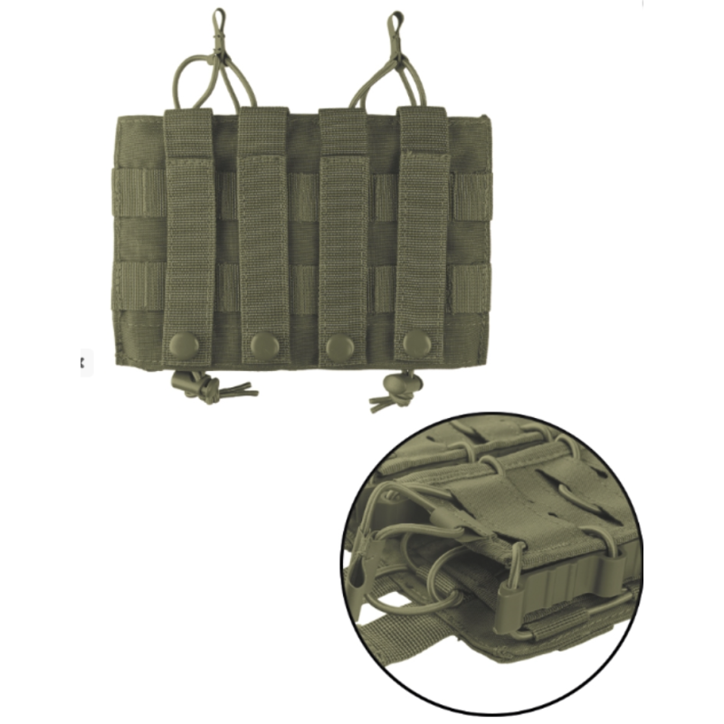 Sac Double Pistolet Mil-Tec Noir - Dos D’escalade - Conçu