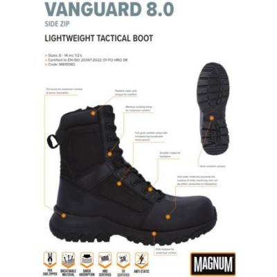 Boots Vanguard 8.0 SZ Magnum