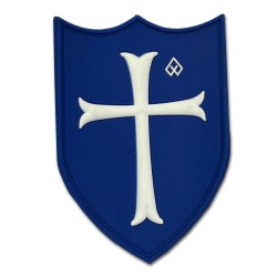 Σήμα Crusader Σε Ασπίδα Καουτσούκ