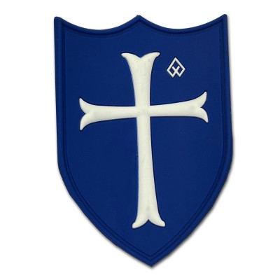 Σήμα Crusader Σε Ασπίδα Καουτσούκ