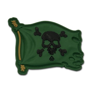 Pirate Flag PVC Patch OD