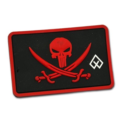 Σήμα Skull W Blades Καουτσούκ RD