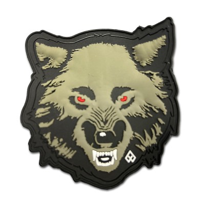 Angry Wolf PVC Patch