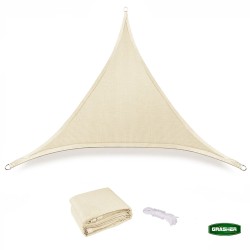 Triangular Shadow Net 3.6x3.6x3.6 Grasher light...