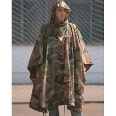 Αδιάβροχο-Μπέρτα Mil-Tec Woodland