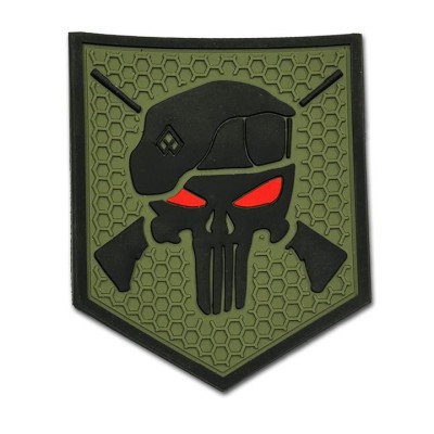 Σήμα Commando Punisher Καουτσούκ Survivors