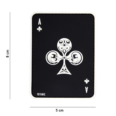 Patch Ace of Clubs 3D 101INC
