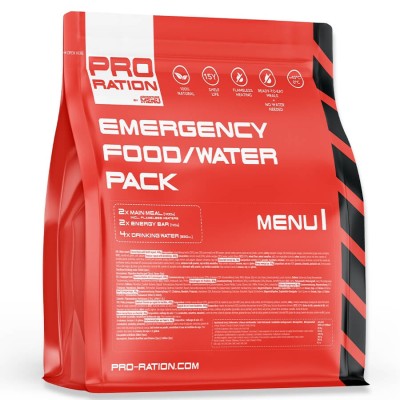 Τροφή Επιβίωσης Food-Water Pack Menu 1 Pro Ration