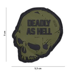 3D PVC patch "Deadly As Hell"