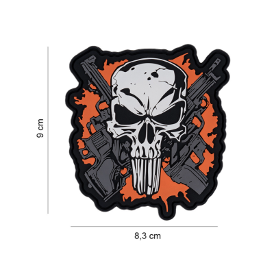 Patch Punish skull crossed guns 101INC