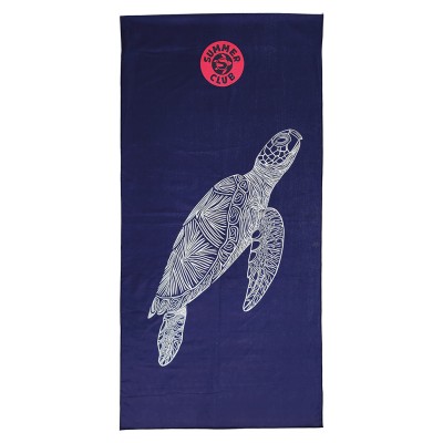 Πετσέτα Microfiber 460gr Turtle Summer Club