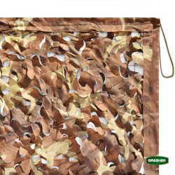 Camouflage Net 4x6m Beige/Brown GRASHER