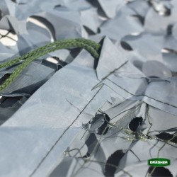 Camouflage Net 4x6m Grey GRASHER