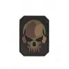 PATCH 3D SKULL PVC M.KLETT SM TARN