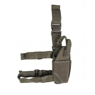 Adjustable cordura leg holster OD Mil-Tec