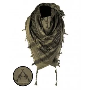 Shemagh scarf OD/BK Rifle Mil-Tec