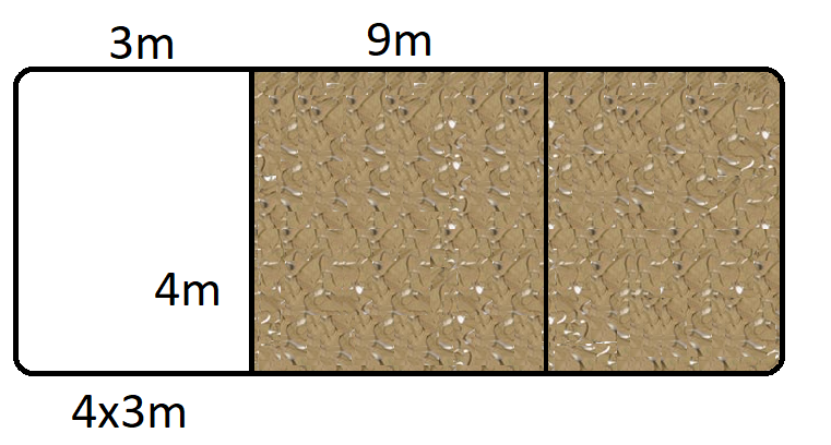 Δίχτυ Σκίασης 4 x 3m