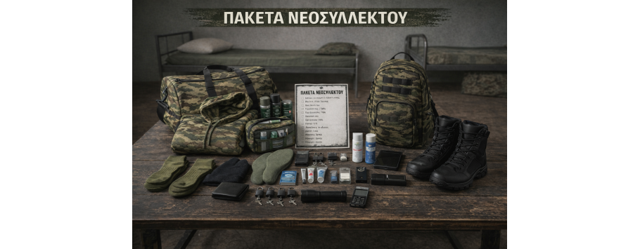Τι να πάρω στο στρατό; | Λίστα Νεοσύλλεκτου