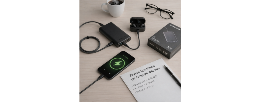 Power Banks και Γρήγορη Φόρτιση: Τι Πρέπει να Γνωρίζεις